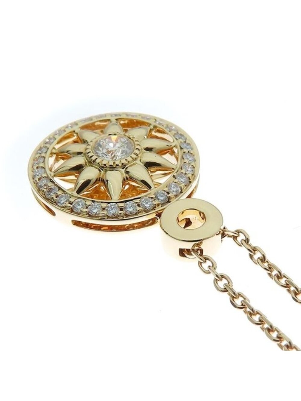 Harry Winston Gate Pendant Diamond Rosette Necklace - Picture 3 of 8